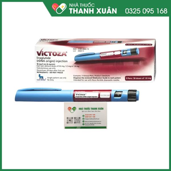 VICTOZA bút tiêm trị đái tháo đường hộp 1 cây